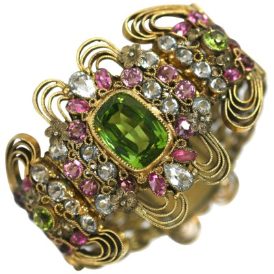 Hobe 1930s baroque style bangle